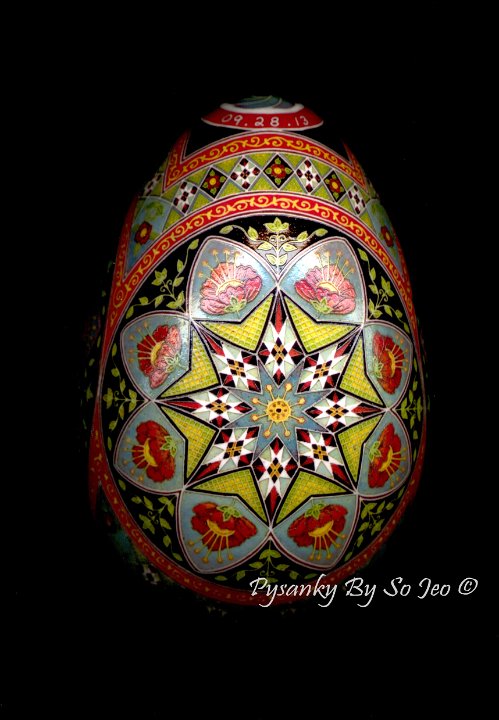 Over The Rainbow Ukrainian Easter Egg Pysanky By So Jeo